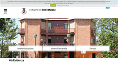 Desktop Screenshot of comune.fontanelle.tv.it