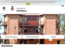 Tablet Screenshot of comune.fontanelle.tv.it